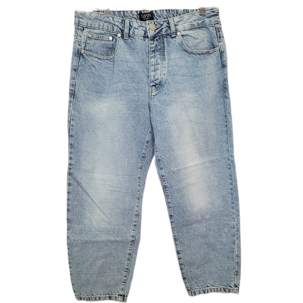 Boohooman Men's Tapered Fit Jeans